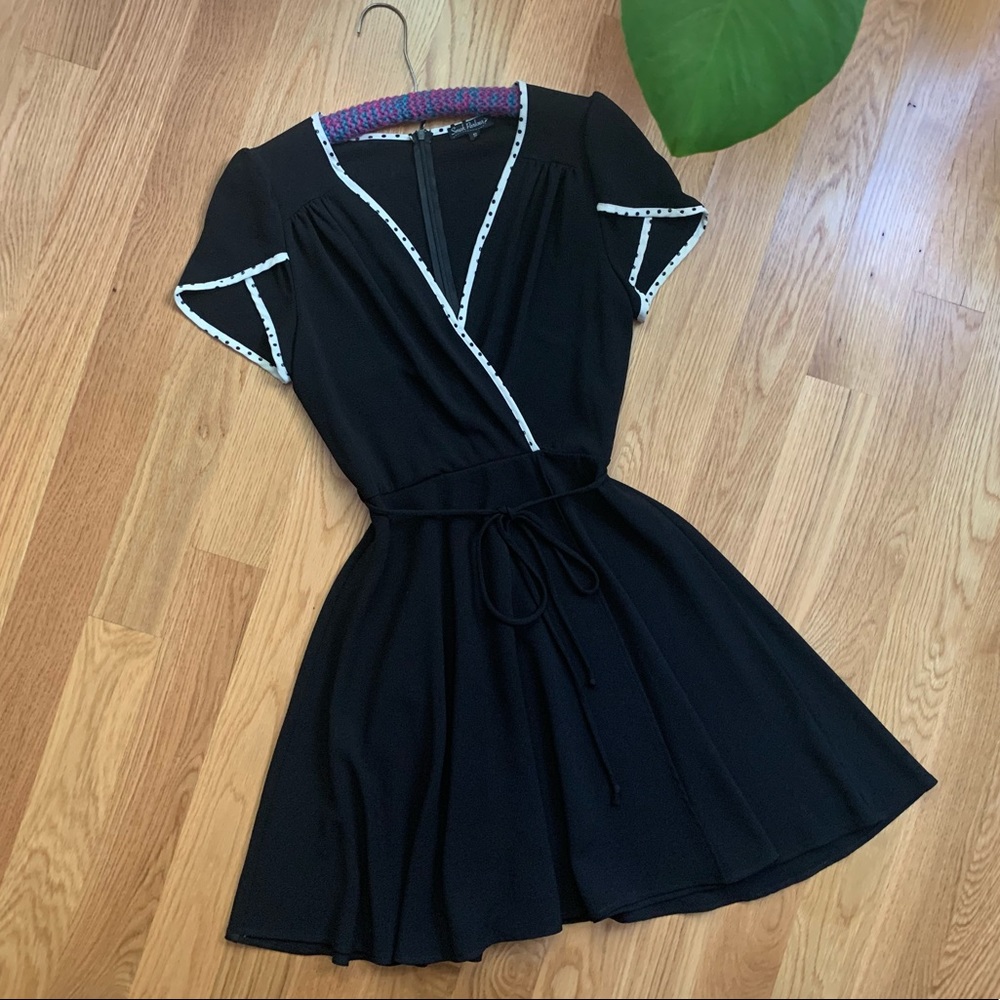 Smak Parlour retro flare wrap dress, size small